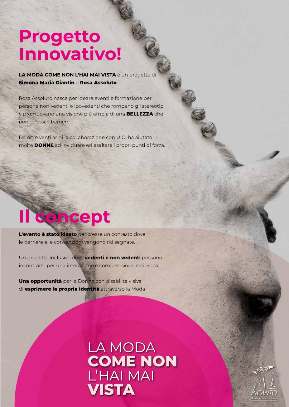 Brochure, pagina 2 – Progetto innovativo e concept