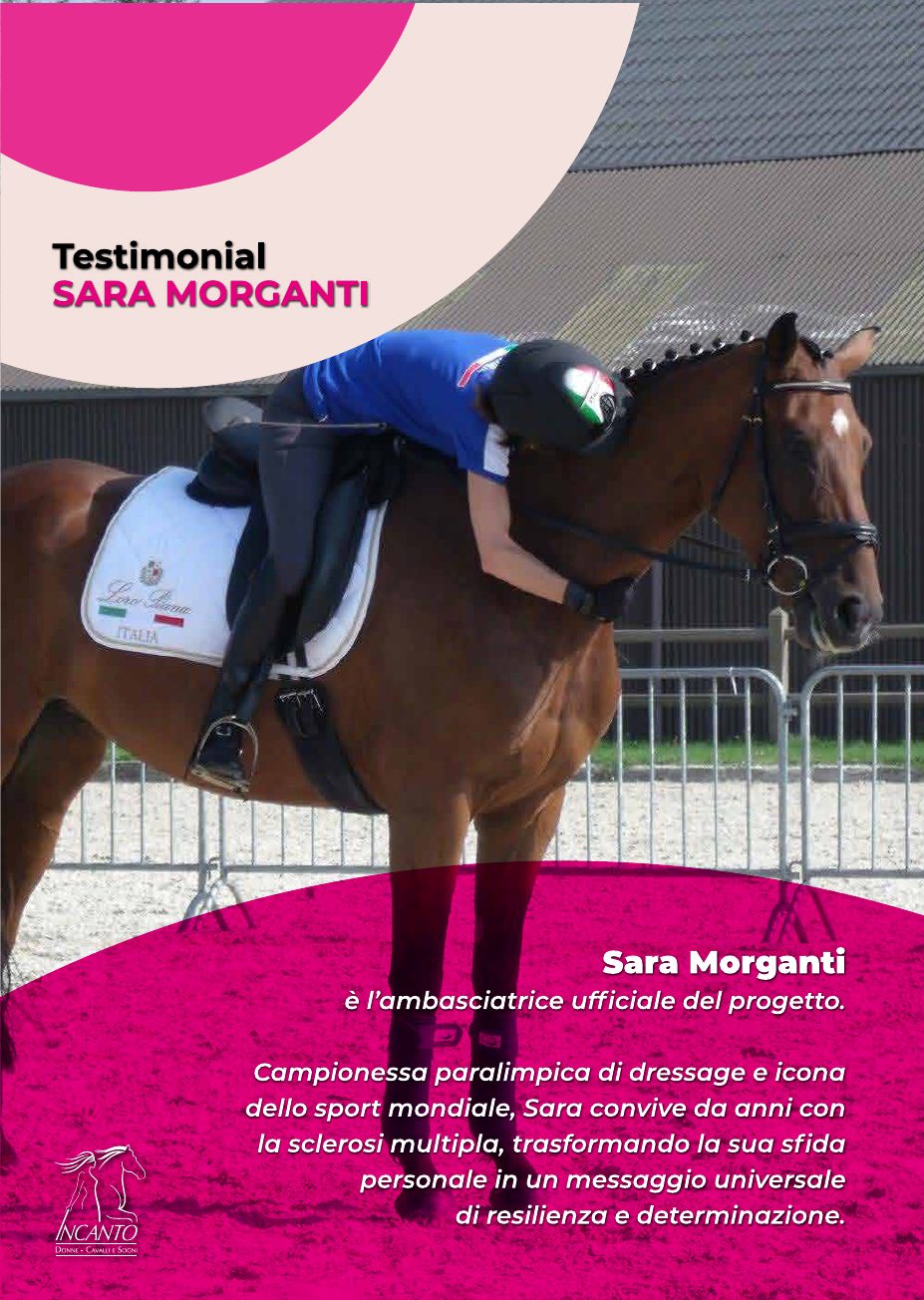 Brochure, pagina 9 – Testimonial Sara Morganti